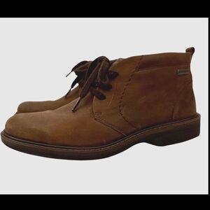 NWOB Ecco Turn Goretex Chukka Ankle Boots Size 5 Brown Oil Nubuck